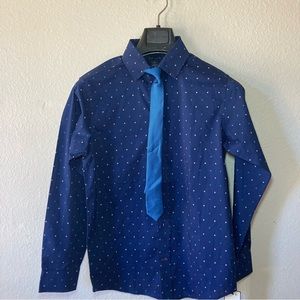 🆕TOMMY HILFIGER BOYS SHIRT WITH TIE